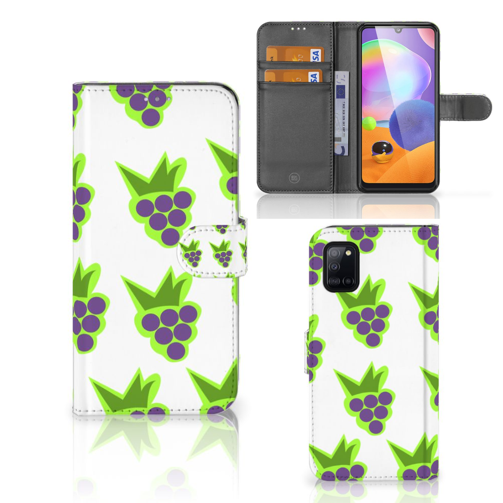 Samsung Galaxy A31 Book Cover Druiven