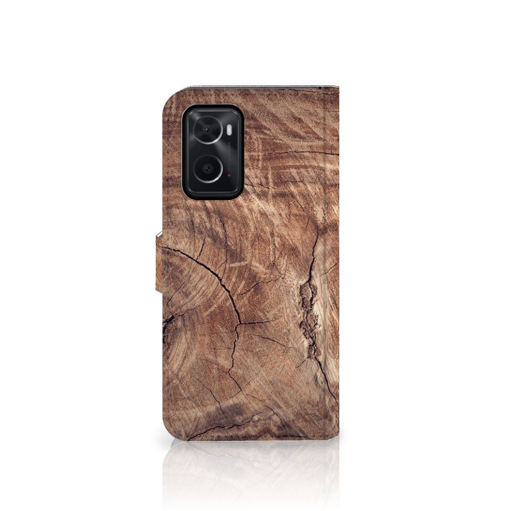 OPPO A76 | A96 Book Style Case Tree Trunk