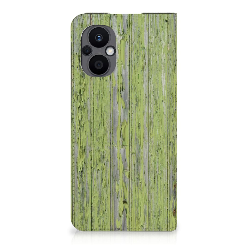 OPPO Reno8 Lite Book Wallet Case Green Wood - B2C Telecom