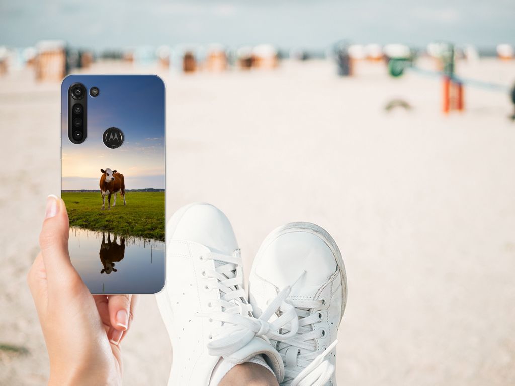 Motorola Moto G8 Power TPU Hoesje Koe B2C Telecom
