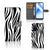 OPPO A16/A16s/A54s Telefoonhoesje met Pasjes Zebra