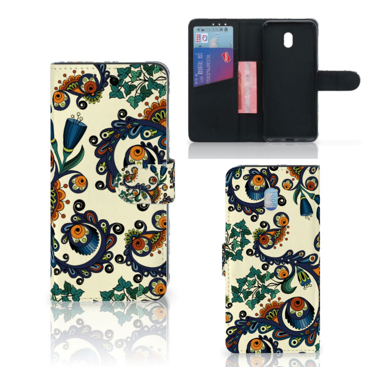 Wallet Case Xiaomi Redmi 8A Barok Flower
