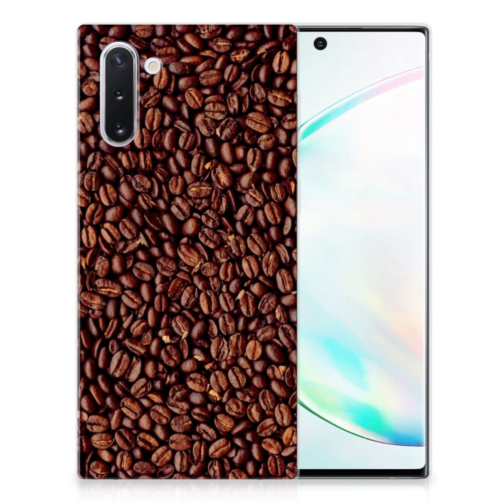 Samsung Galaxy Note 10 Siliconen Case Koffiebonen