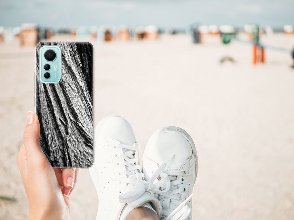 Bumper Hoesje Xiaomi 12 Lite Boomschors Grijs B2C Telecom