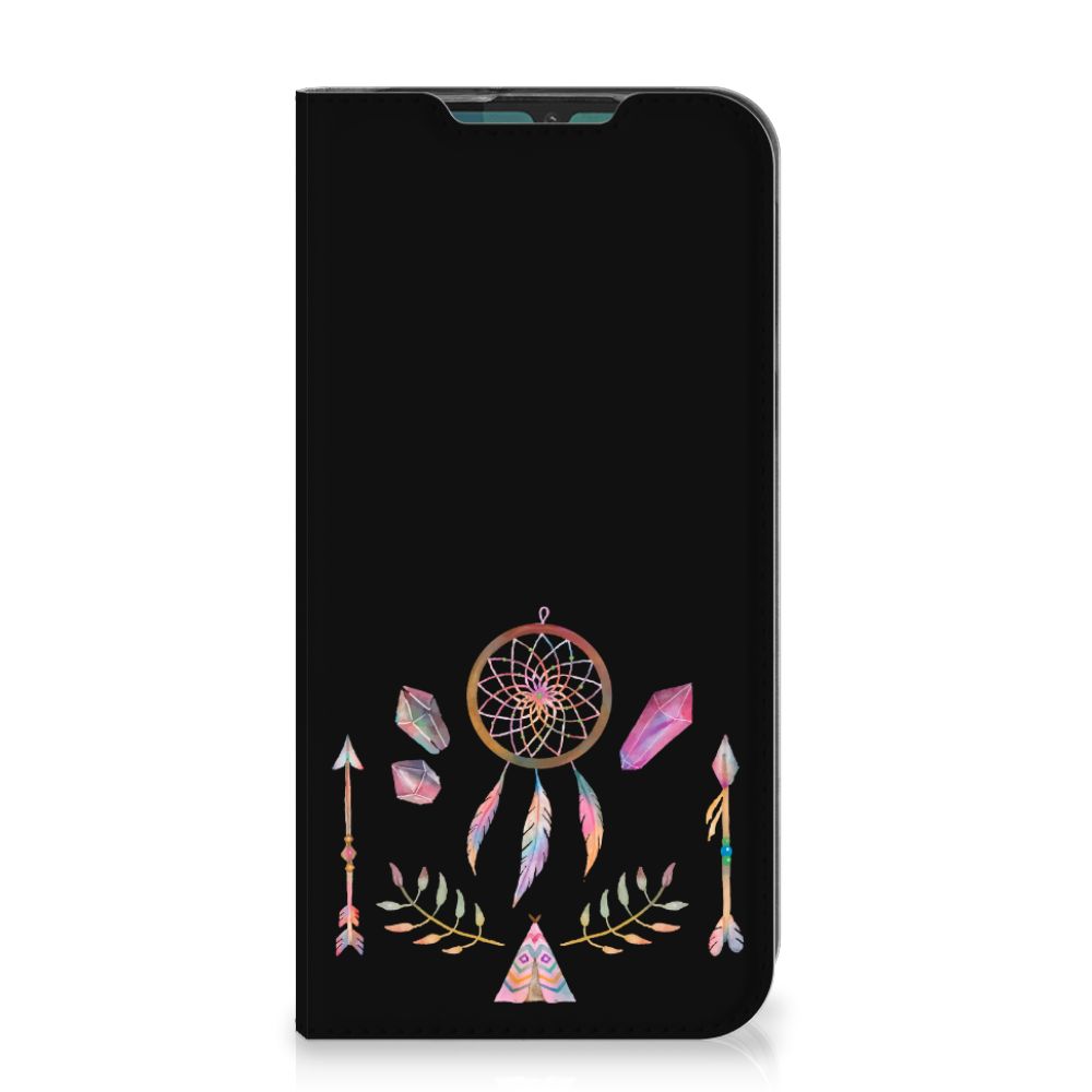 Motorola G8 Plus Magnet Case Boho Dreamcatcher - B2C Telecom