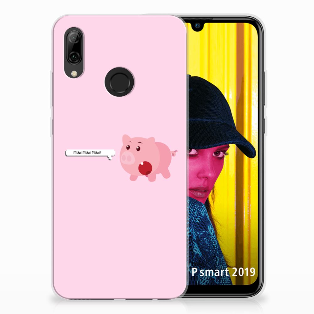 Huawei P Smart 2019 Telefoonhoesje met Naam Pig Mud