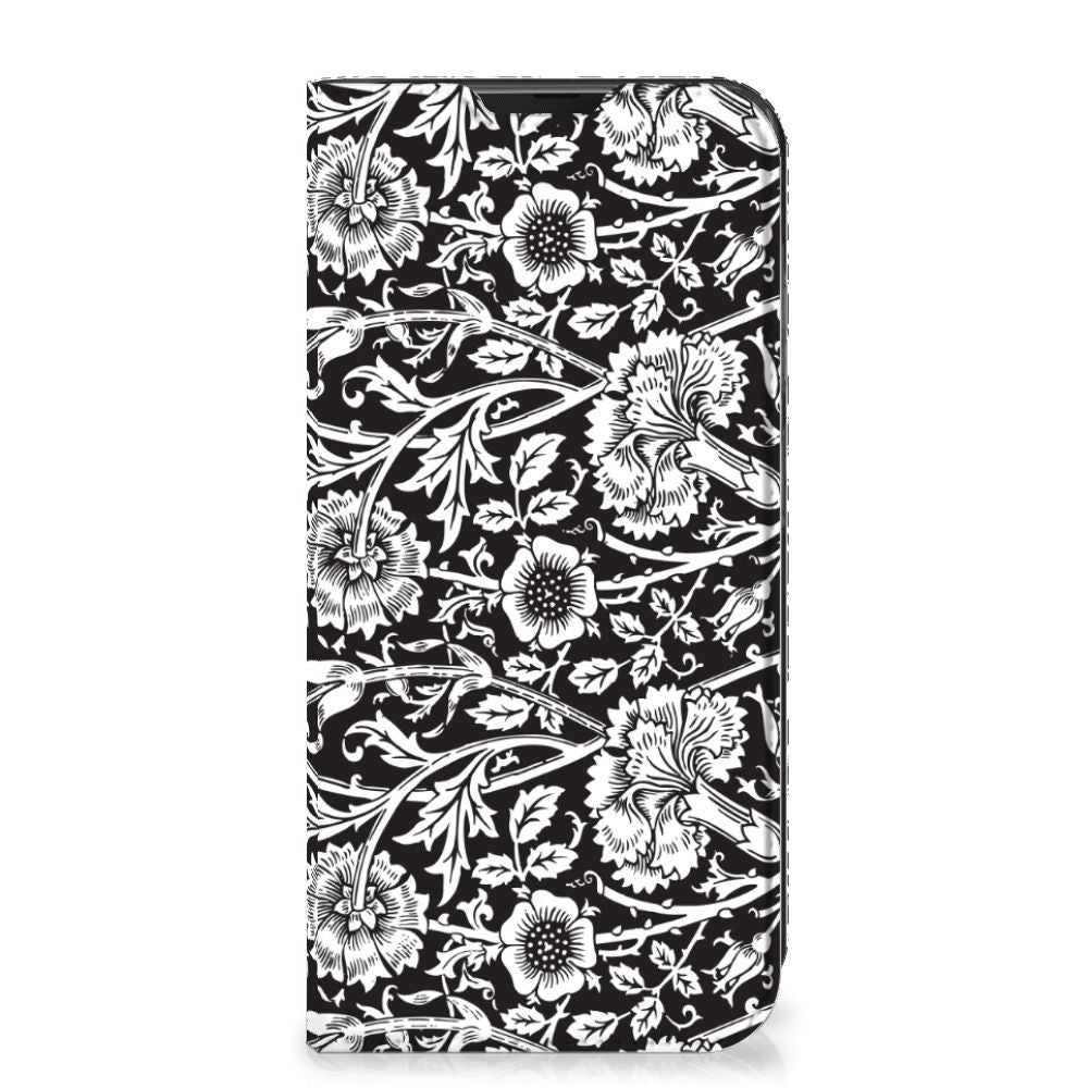 Samsung Galaxy Xcover 6 Pro Smart Cover Black Flowers - B2C Telecom