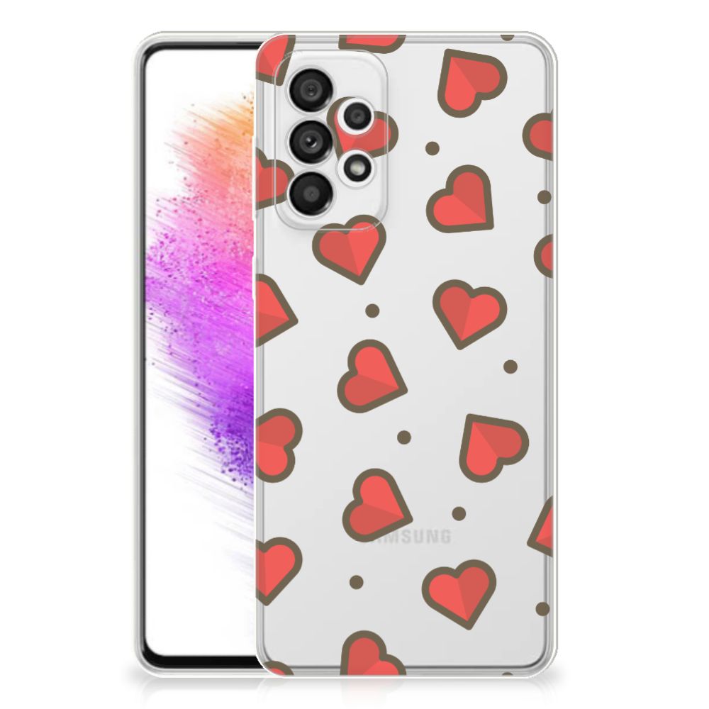 Samsung Galaxy A73 5G TPU bumper Hearts B2C Telecom