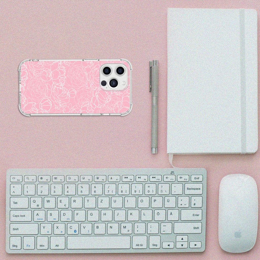 iPhone 13 Pro Max Case White Flowers - B2C Telecom
