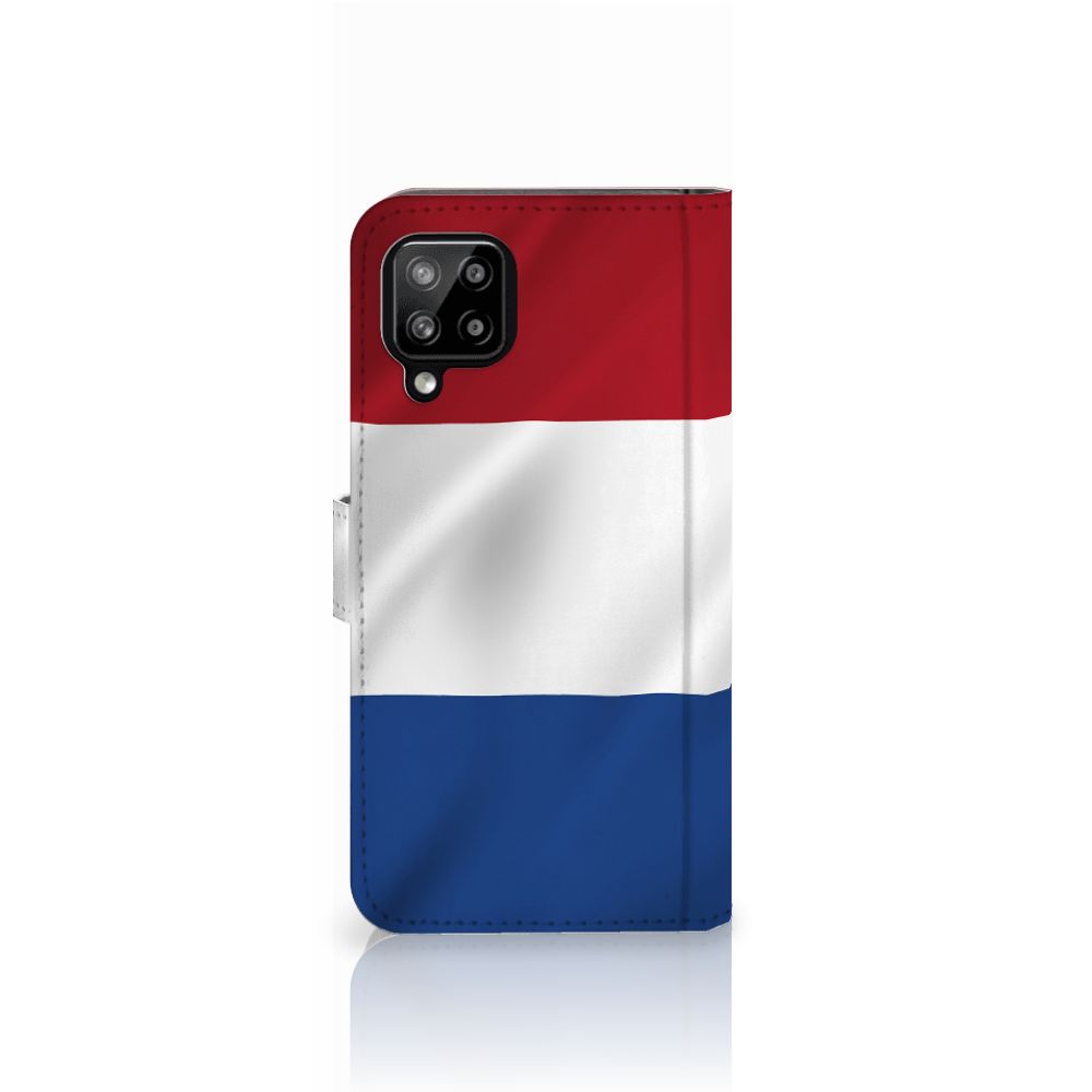Samsung Galaxy A22 4G | M22 Bookstyle Case Nederlandse Vlag met design van de Nederlandse vlag.