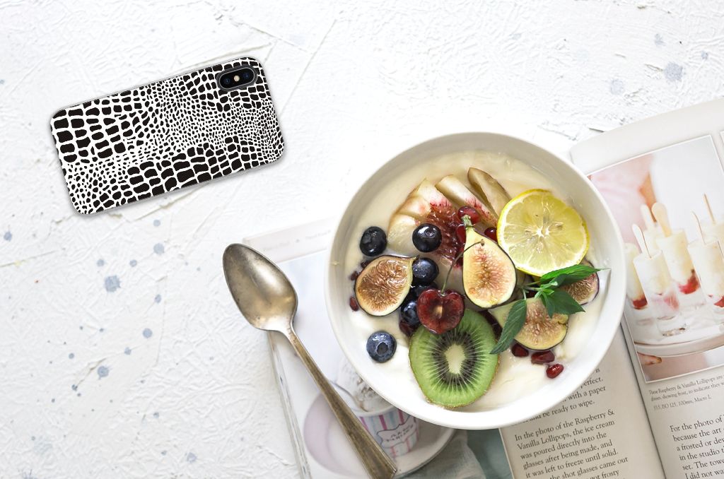 Apple iPhone X | Xs TPU Hoesje Slangenprint