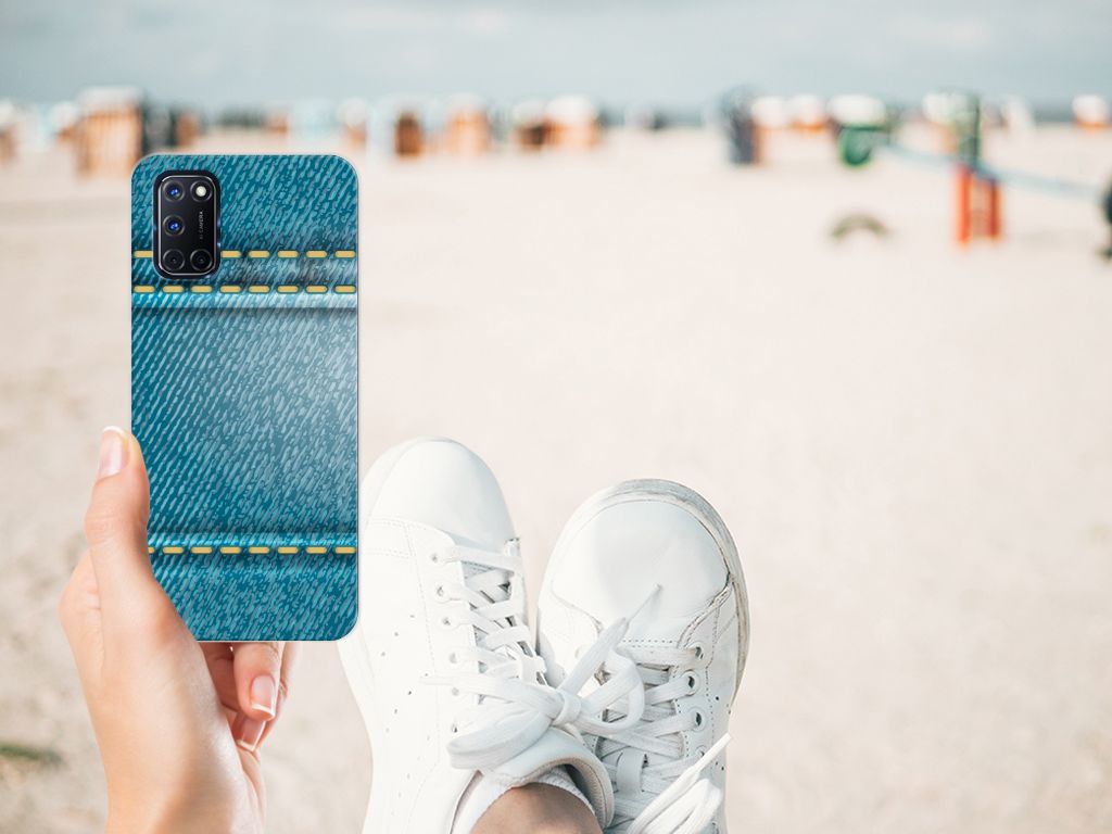 OPPO A52 | A72 Silicone Back Cover Jeans B2C Telecom