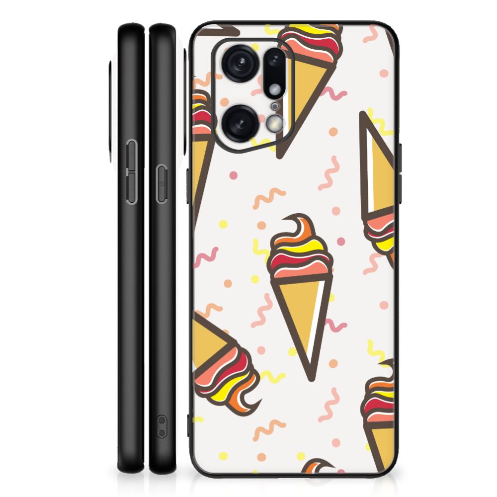 OPPO Find X5 Pro Back Cover Hoesje Icecream