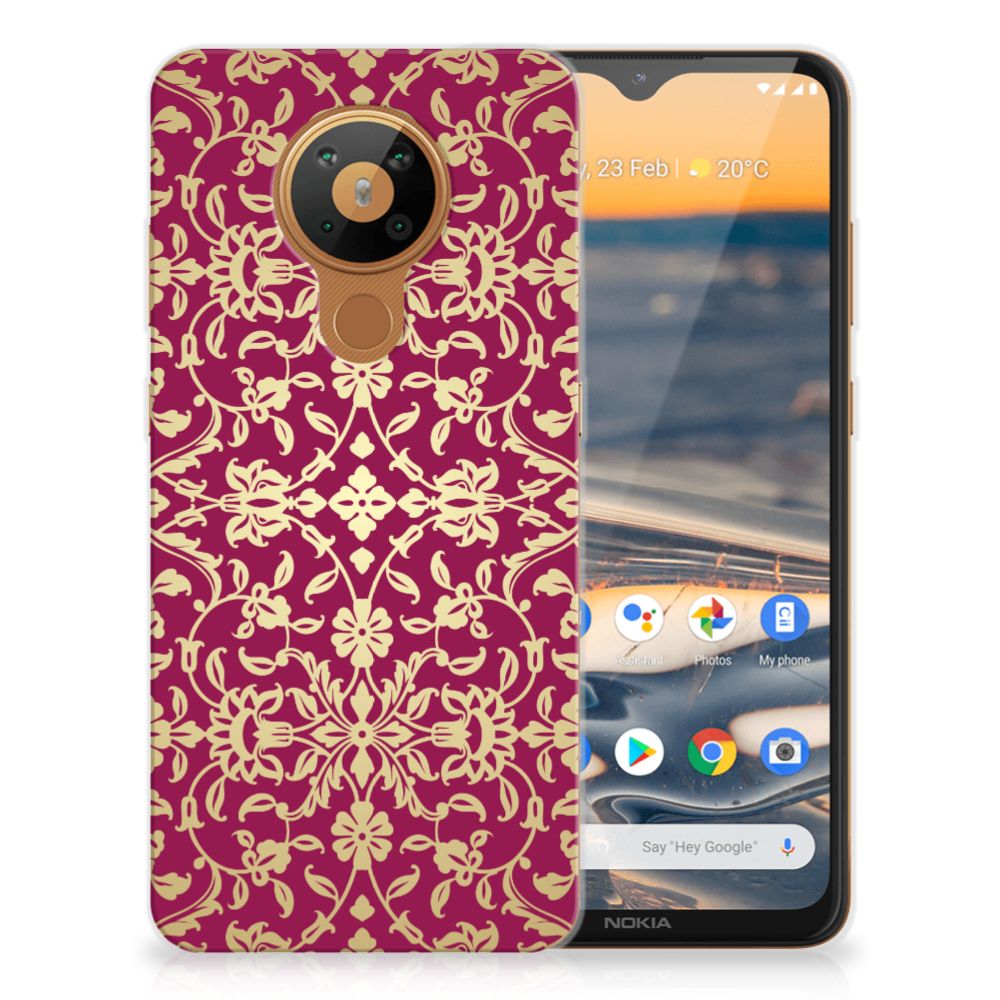 Siliconen Hoesje Nokia 5.3 Barok Pink B2C Telecom