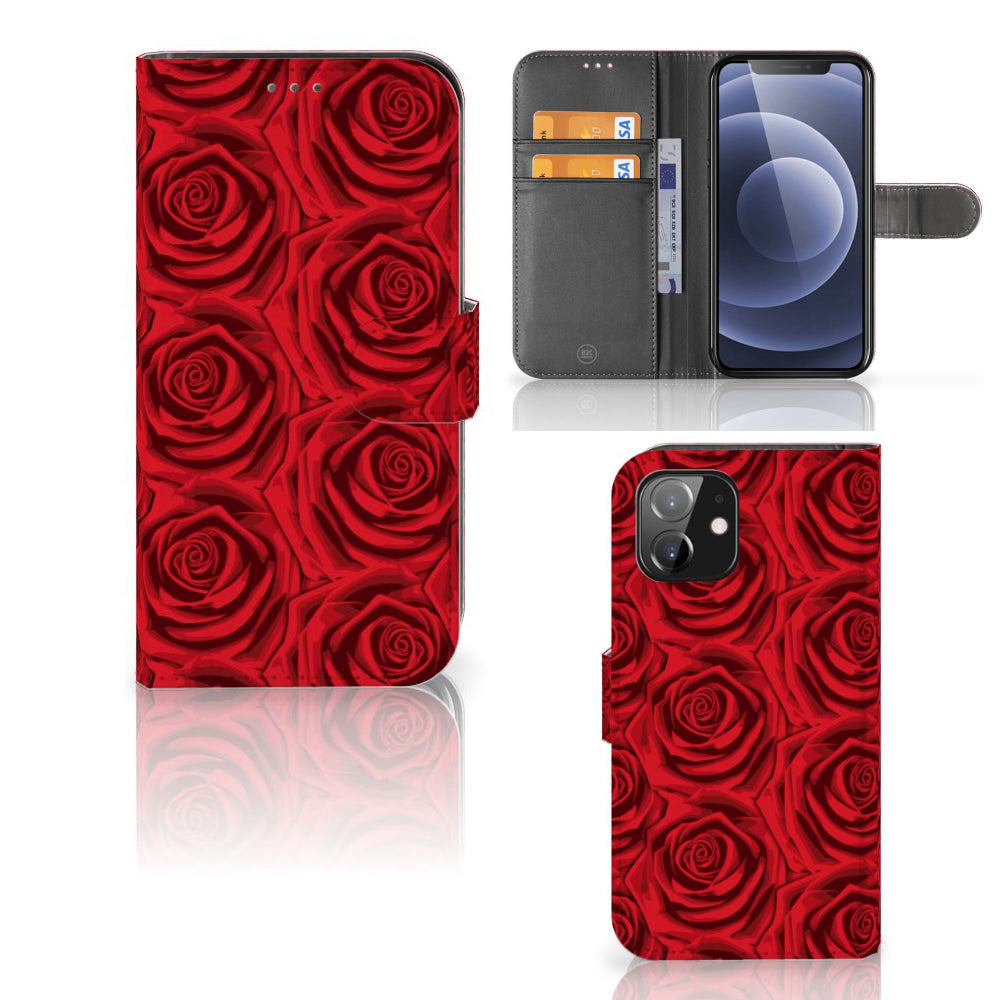 iPhone 12 | 12 Pro (6.1") Hoesje Red Roses