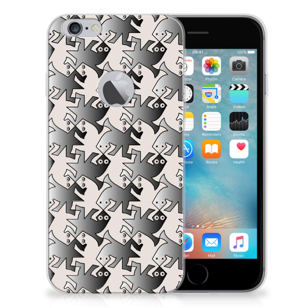 Apple iPhone 6 Plus | 6s Plus TPU Hoesje Salamander Grey