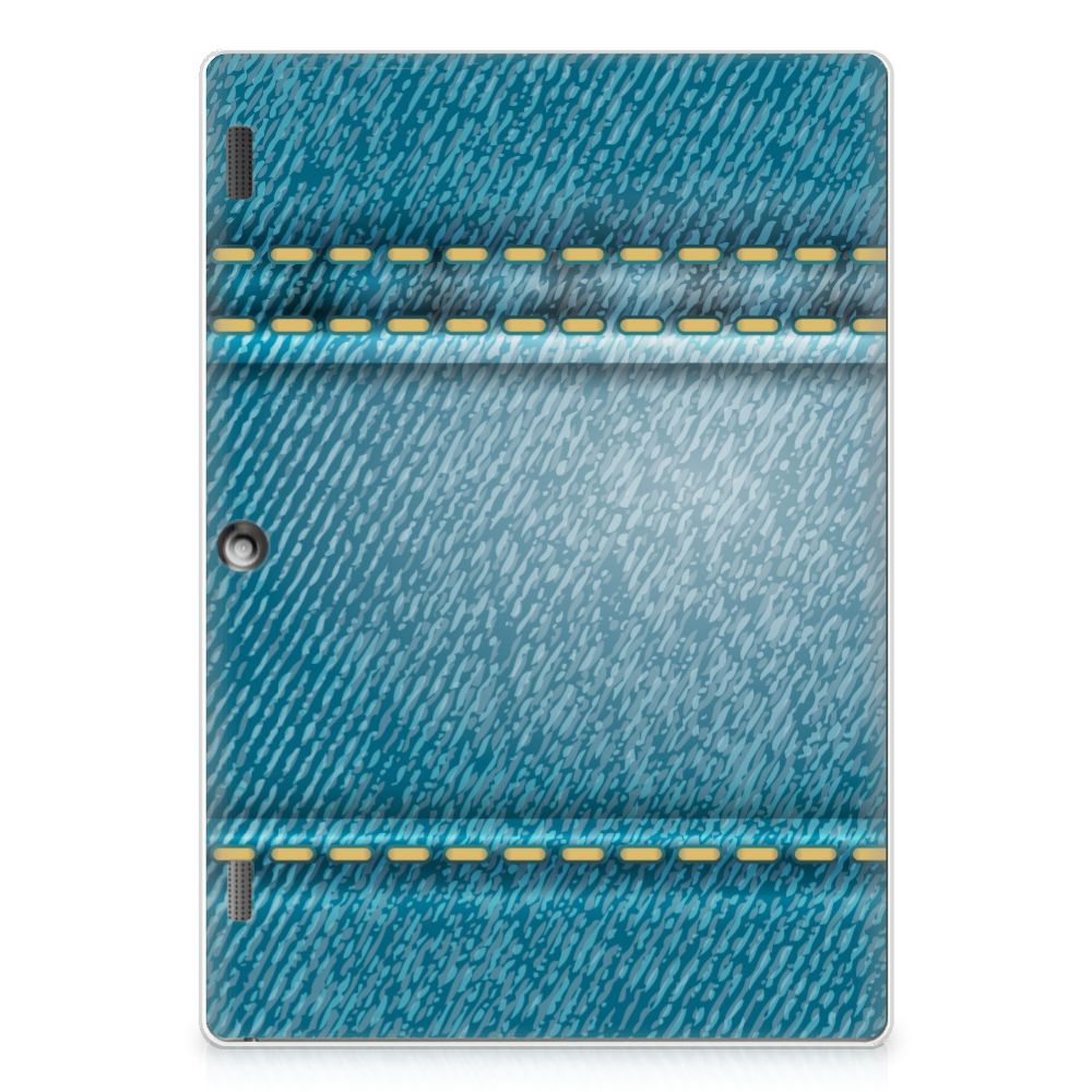 Lenovo Tab 10 | Tab 2 A10-30 Leuke Siliconen Hoes Jeans - B2C Telecom