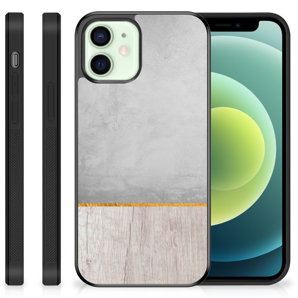 iPhone 12 Mini Grip Case Wood Concrete B2C Telecom