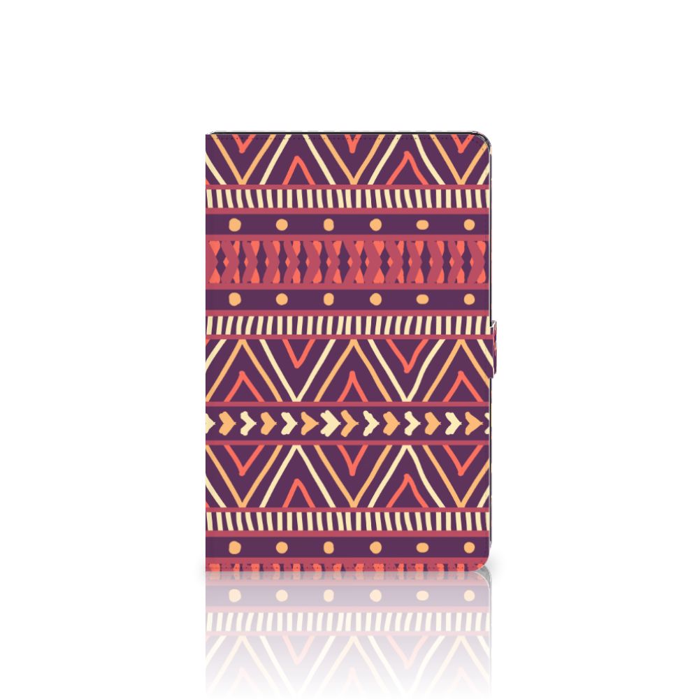 Lenovo Tab M10 Plus 3rd Gen 10.6 inch Tablet Hoes Aztec Paars