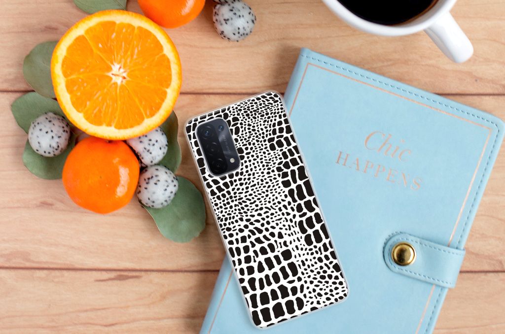 OPPO A93 5G TPU Hoesje Slangenprint B2C Telecom