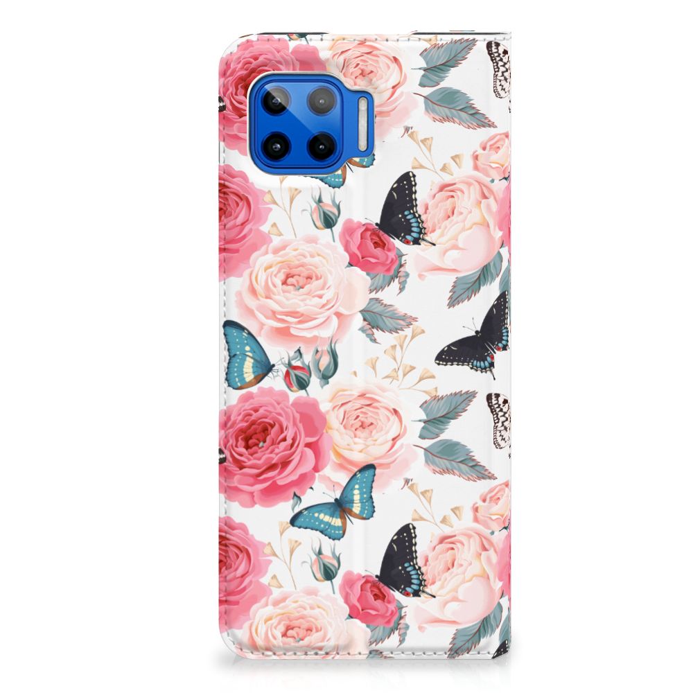 Motorola Moto G 5G Plus Smart Cover Butterfly Roses - B2C Telecom