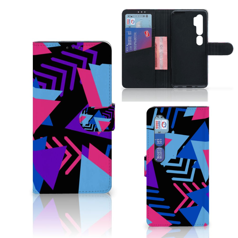 Xiaomi Mi Note 10 Pro Book Case Funky Triangle