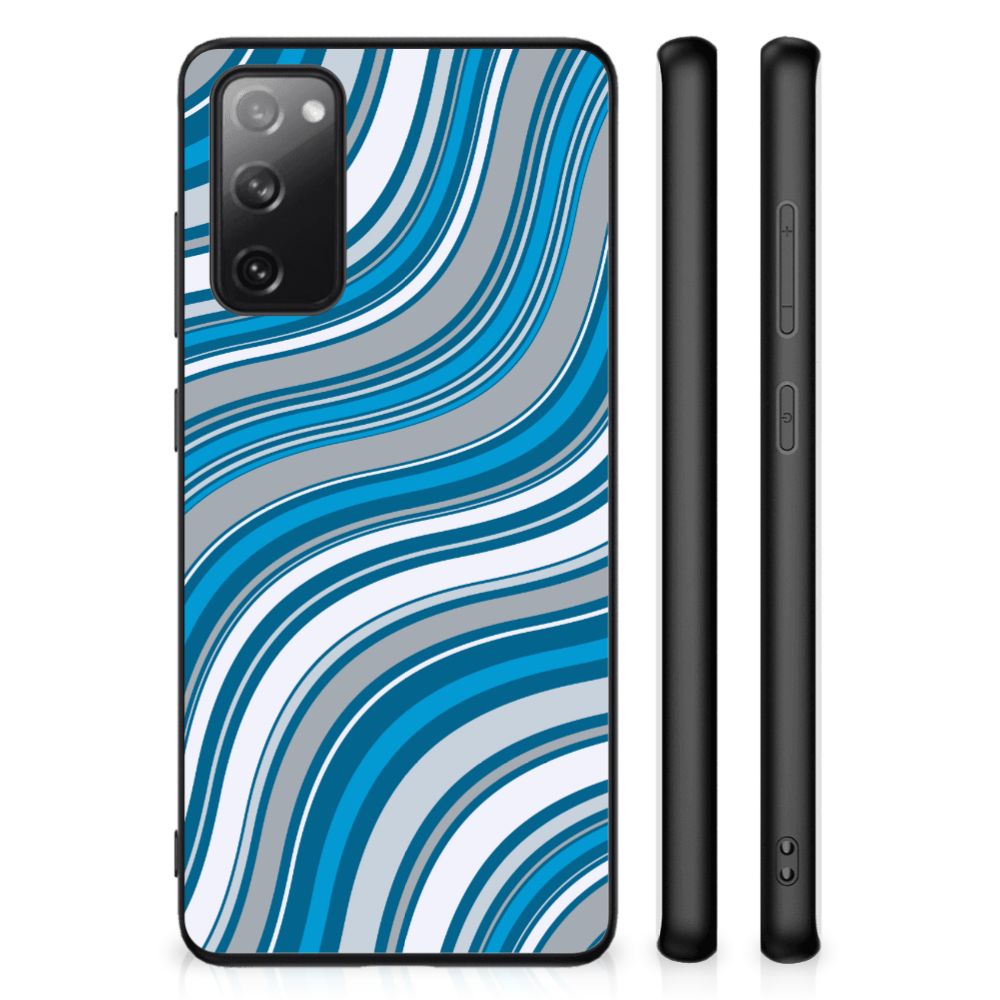 Samsung Galaxy S20 FE Back Case Waves Blue B2C Telecom