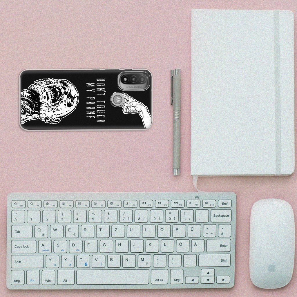 Silicone-hoesje Motorola Moto E20 | E40 Zombie B2C Telecom