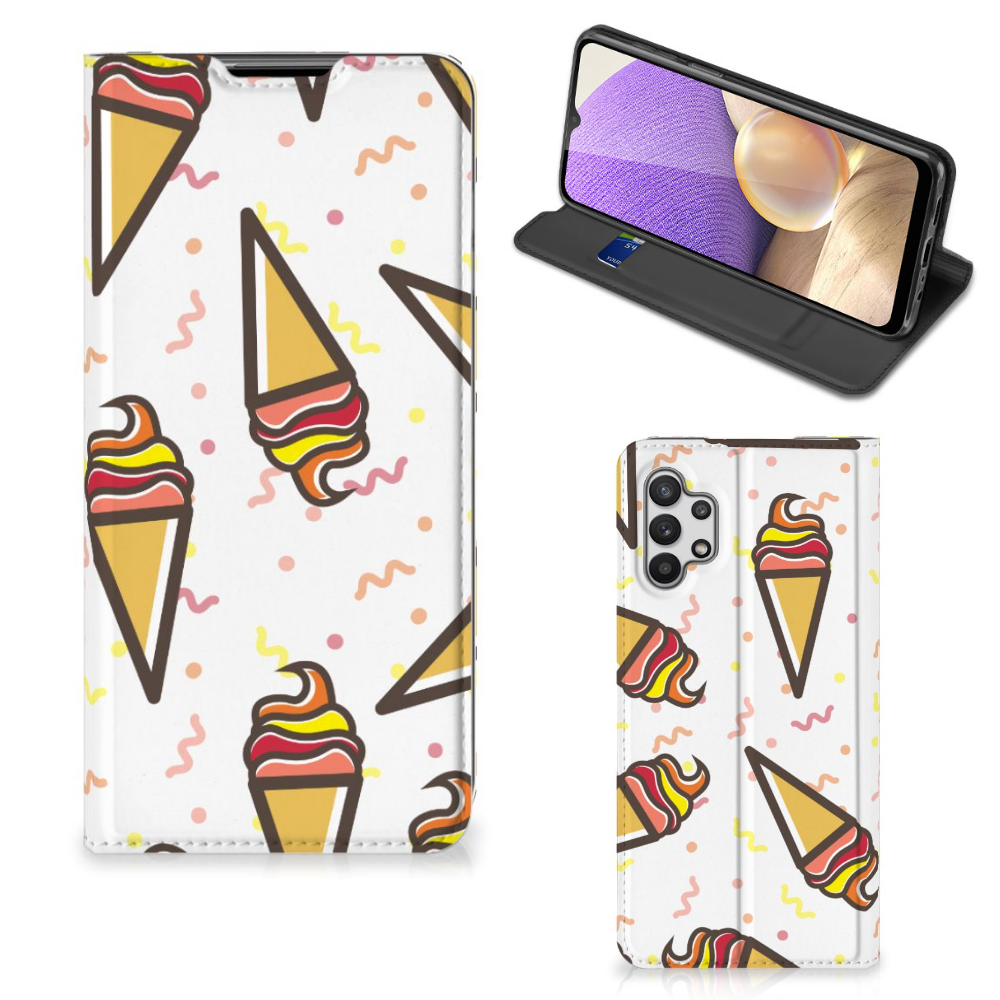 Samsung Galaxy A32 5G Flip Style Cover Icecream - B2C Telecom