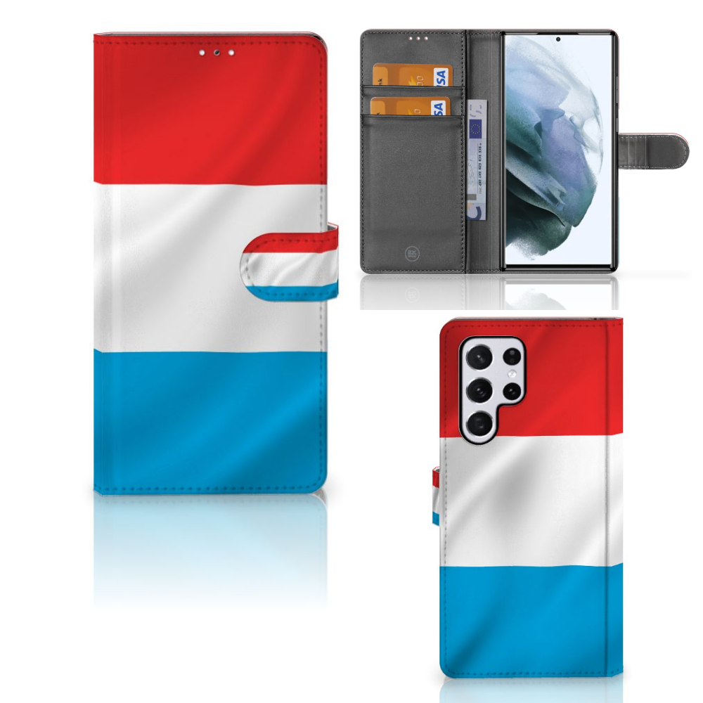 Samsung Galaxy S22 Ultra Bookstyle Case Luxemburg