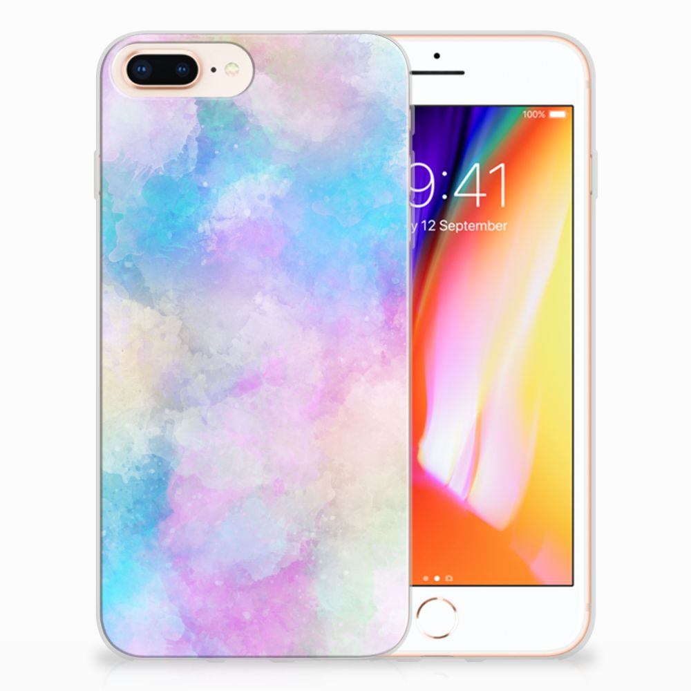 Hoesje maken Apple iPhone 7 Plus | 8 Plus Watercolor Light