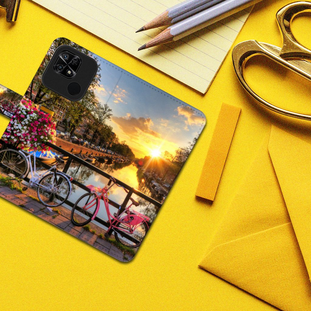 Xiaomi Redmi 10C Flip Cover Amsterdamse Grachten