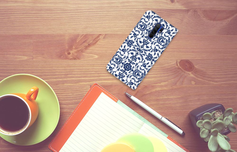 Xiaomi Redmi 9 Smart Cover Flower Blue - B2C Telecom
