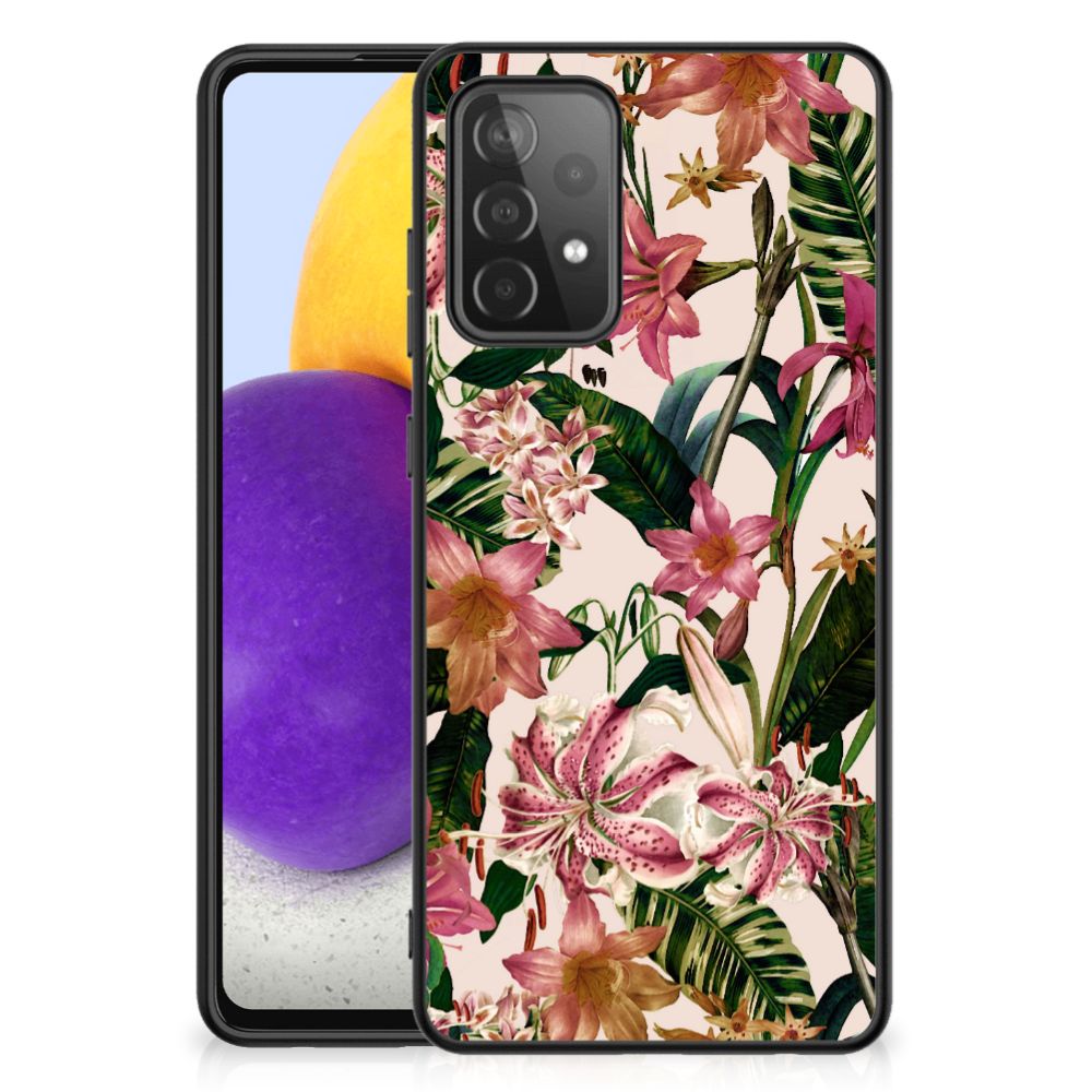 Samsung Galaxy A72 (5G/4G) Bloemen Hoesje Flowers