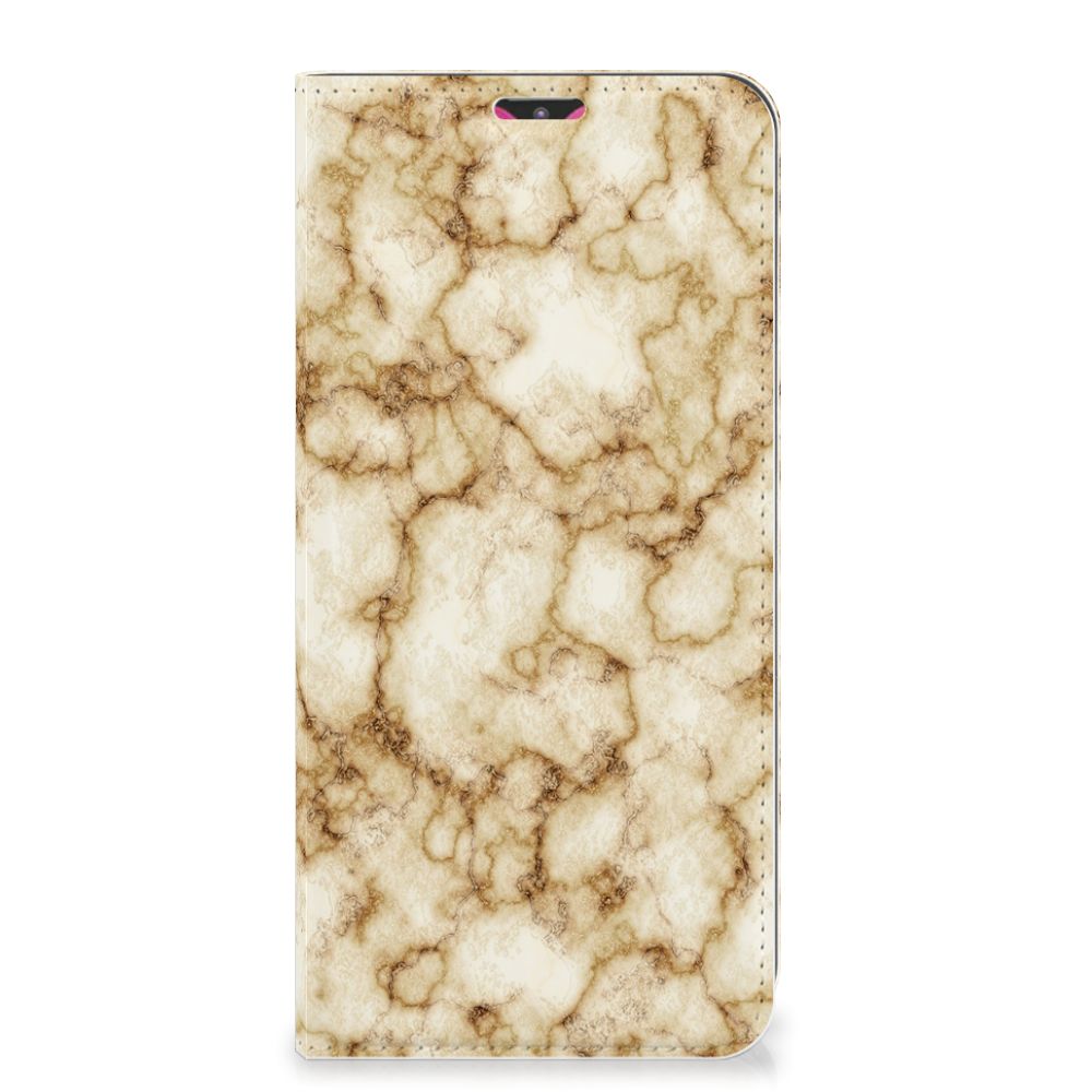 Samsung Galaxy M20 Standcase Marmer Goud