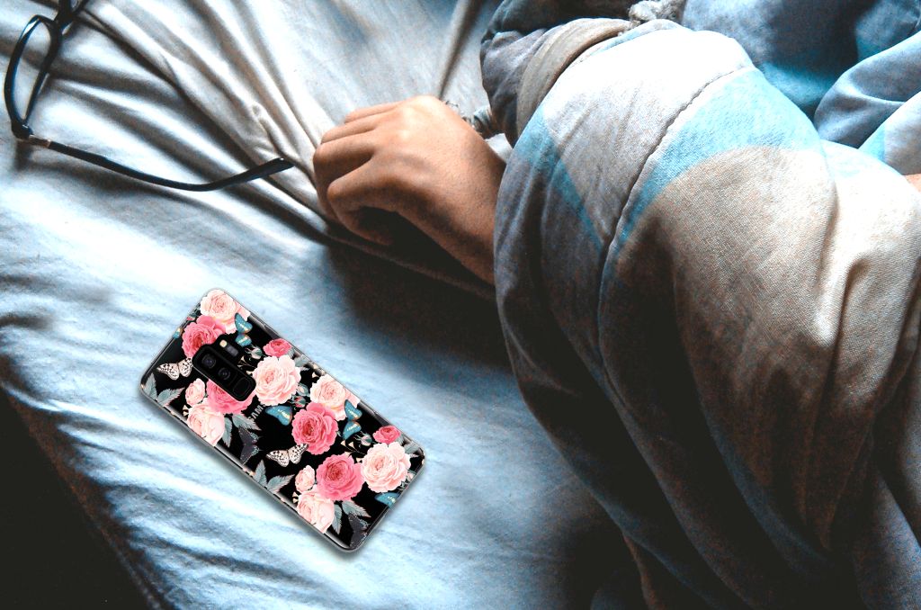 Samsung Galaxy S9 Plus TPU Case Butterfly Roses