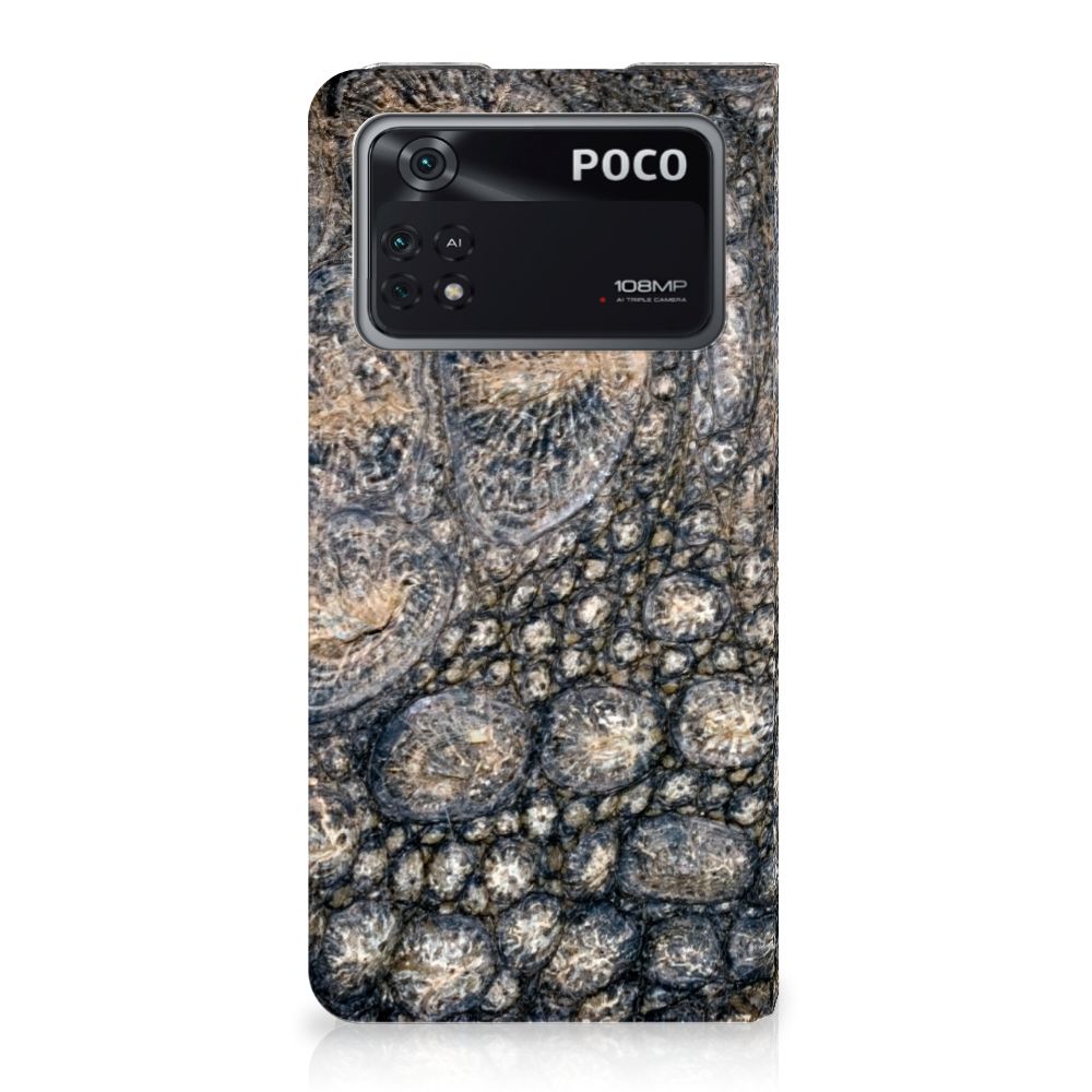 Poco X4 Pro 5G Hoesje maken Krokodillenprint - B2C Telecom