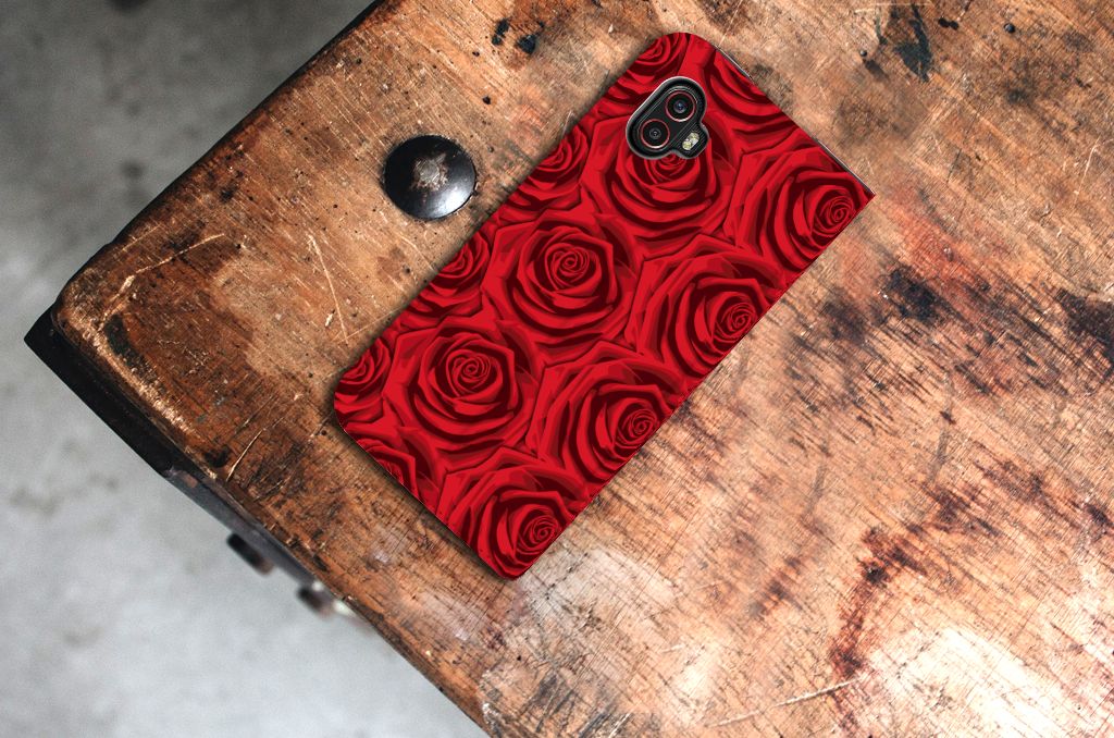 Samsung Galaxy Xcover 6 Pro Smart Cover Red Roses - B2C Telecom