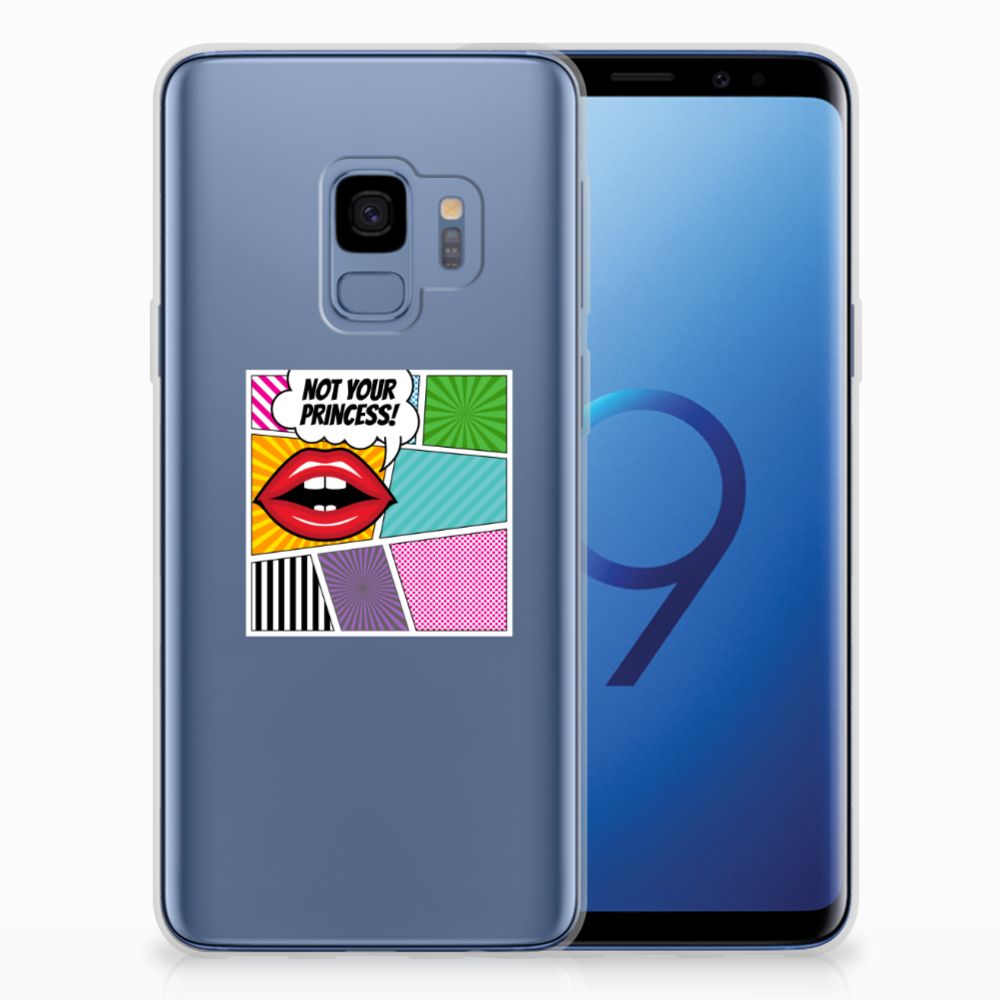 Samsung Galaxy S9 Silicone Back Cover Popart Princess