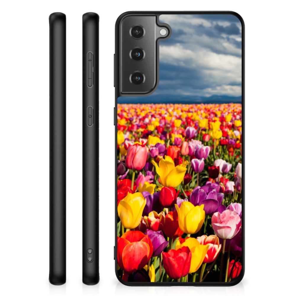 Samsung Galaxy S21 Plus Bloemen Hoesje Tulpen B2C Telecom