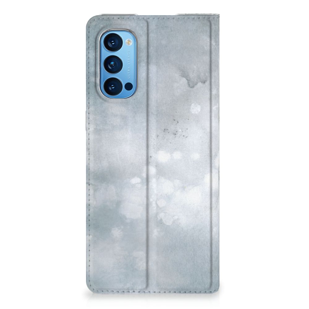 Bookcase OPPO Reno4 Pro 5G Painting Grey - B2C Telecom