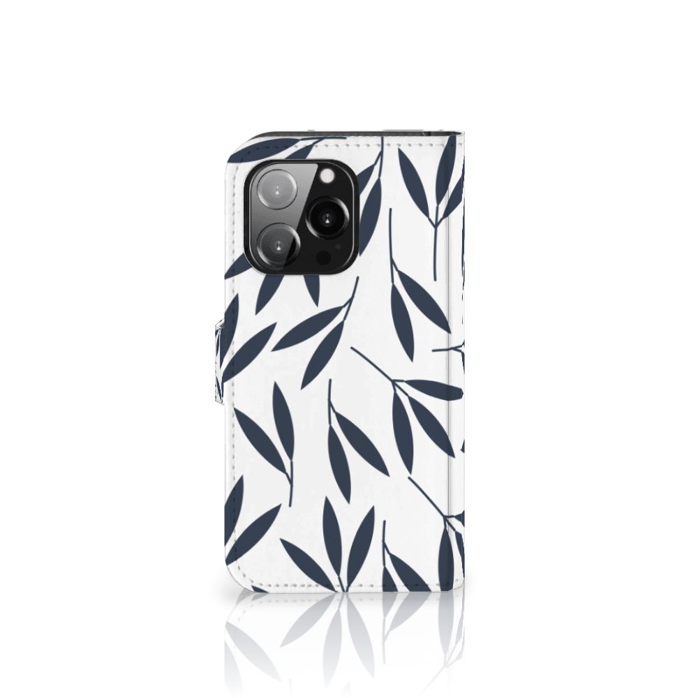 iPhone 13 Pro Hoesje Leaves Blue