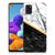 Samsung Galaxy A21s TPU Siliconen Hoesje Marmer Wit Zwart - Origineel Cadeau Man