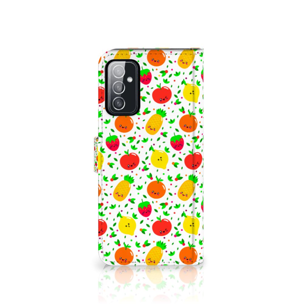 Samsung Galaxy M52 Book Cover Fruits