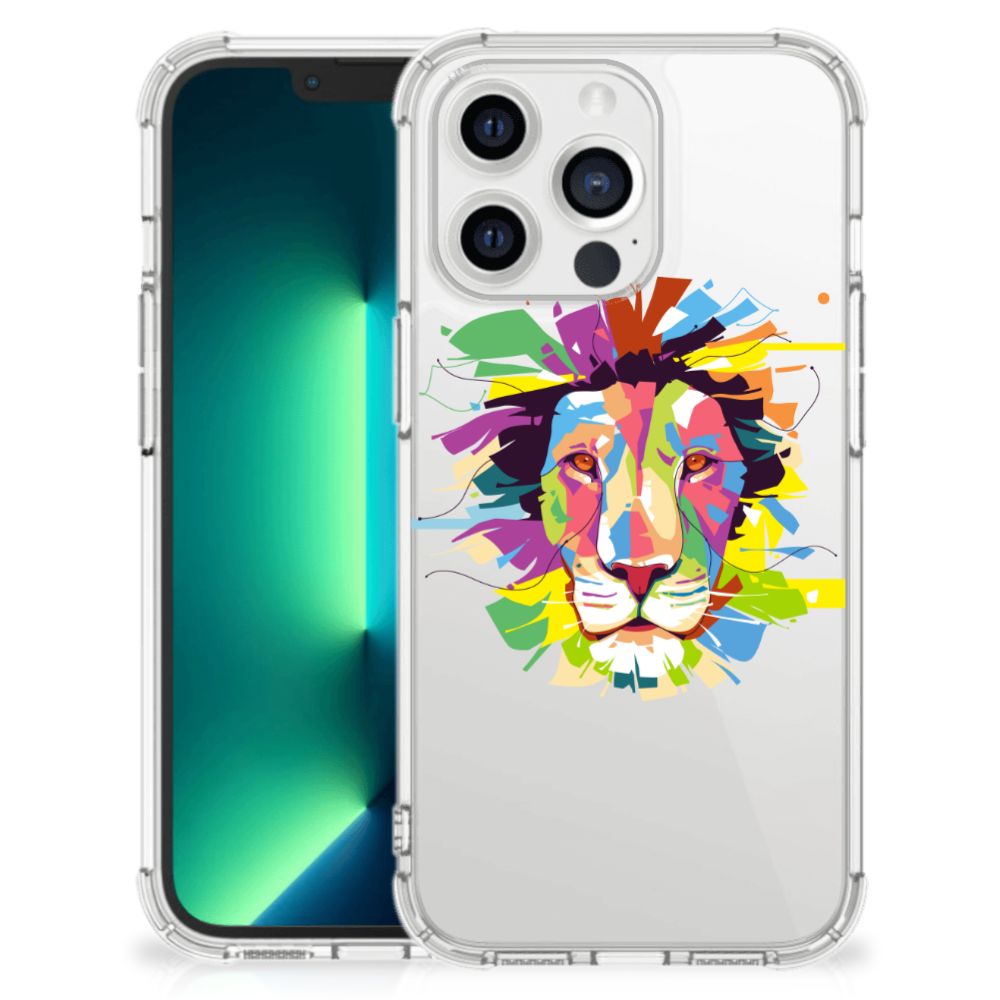 iPhone 13 Pro Max Stevig Bumper Hoesje Lion Color - B2C Telecom