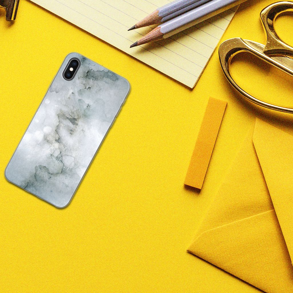 Hoesje maken Apple iPhone Xs Max Painting Grey