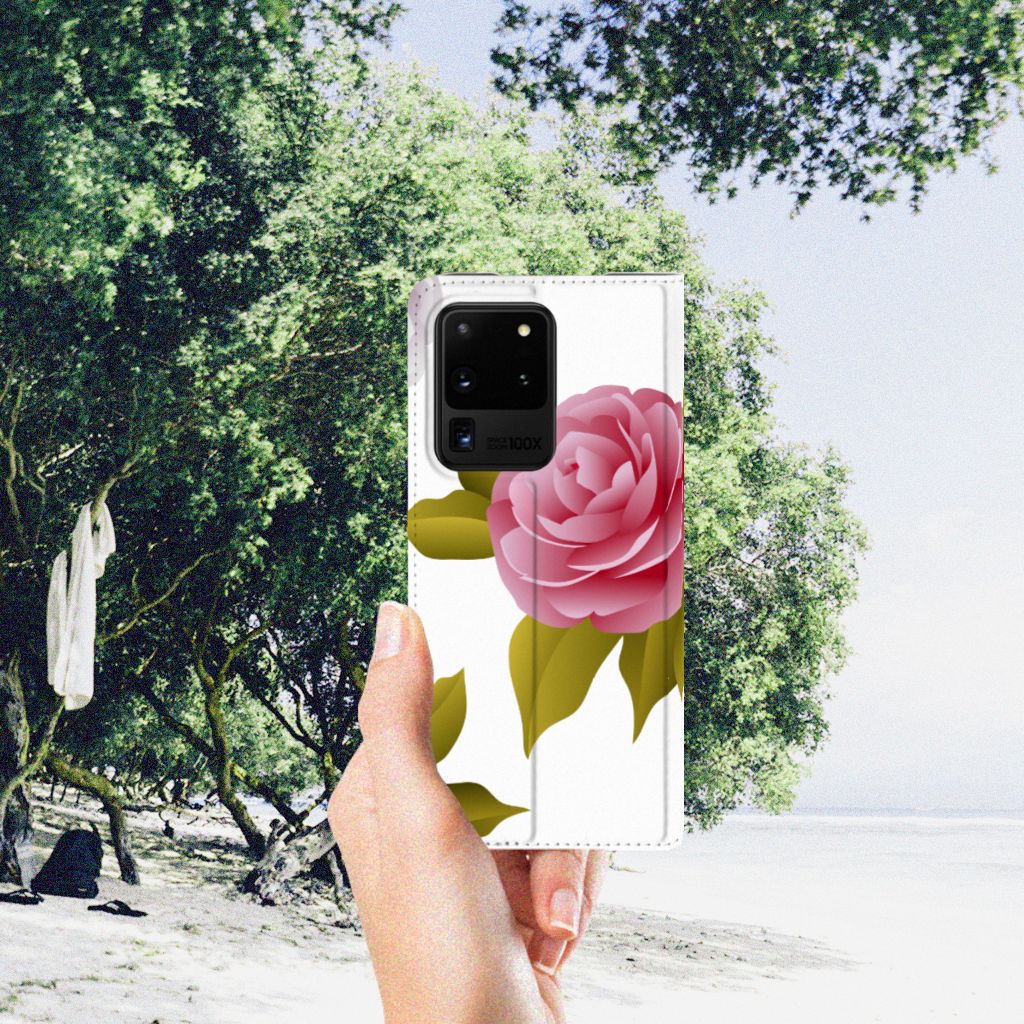 Samsung Galaxy S20 Ultra Smart Cover Roses - B2C Telecom