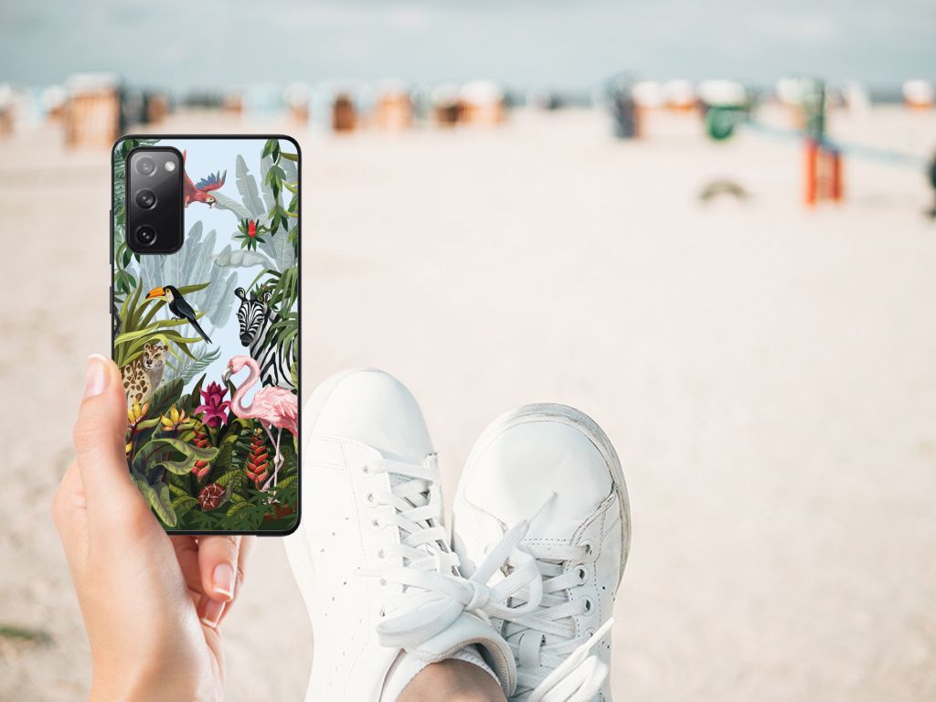 Dierenprint Telefoonhoesje voor Samsung Galaxy S20 FE Jungle B2C Telecom