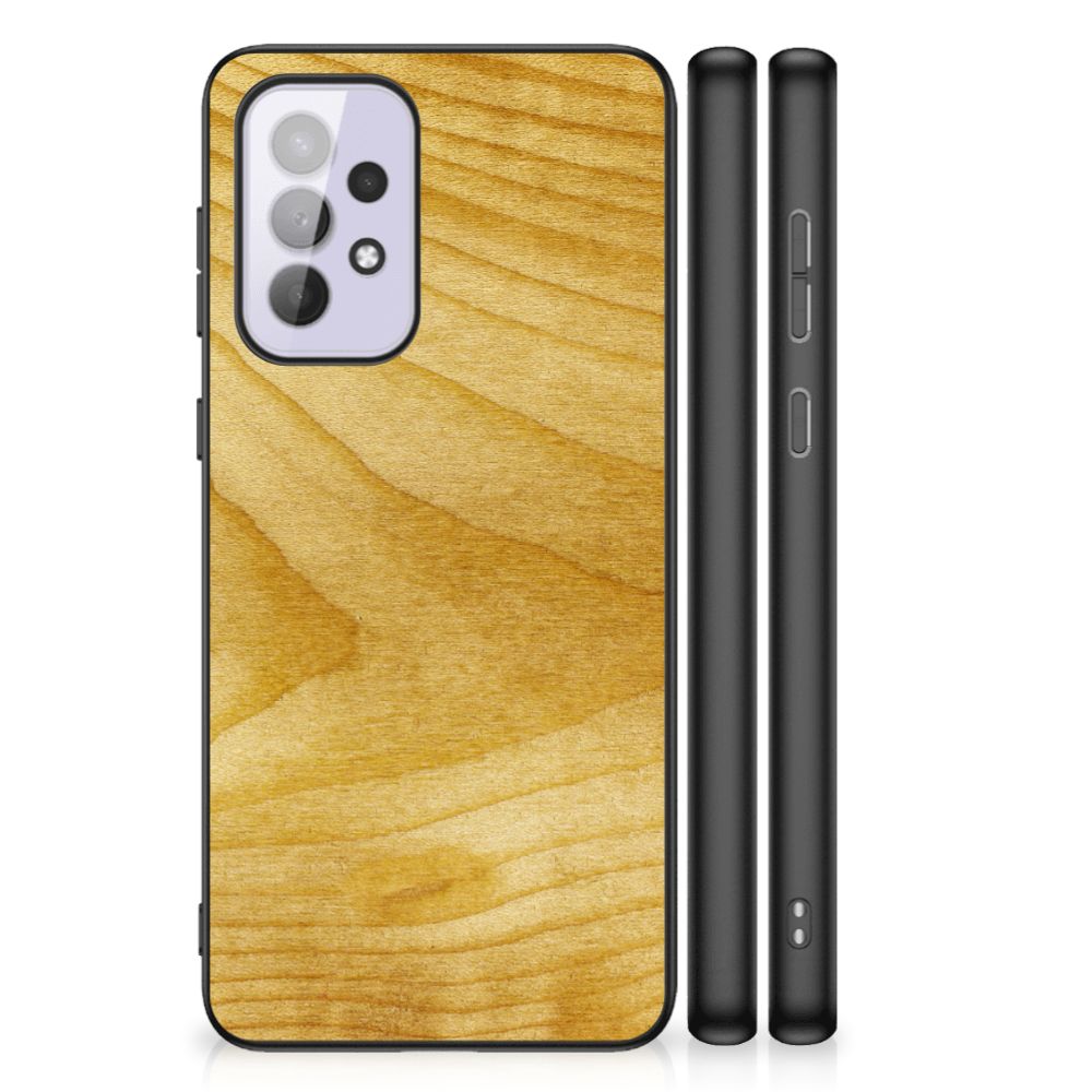 Samsung Galaxy A33 5G Houten Print Telefoonhoesje Licht Hout B2C Telecom
