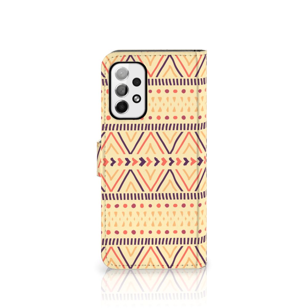 Samsung Galaxy A73 5G Telefoon Hoesje Aztec Yellow